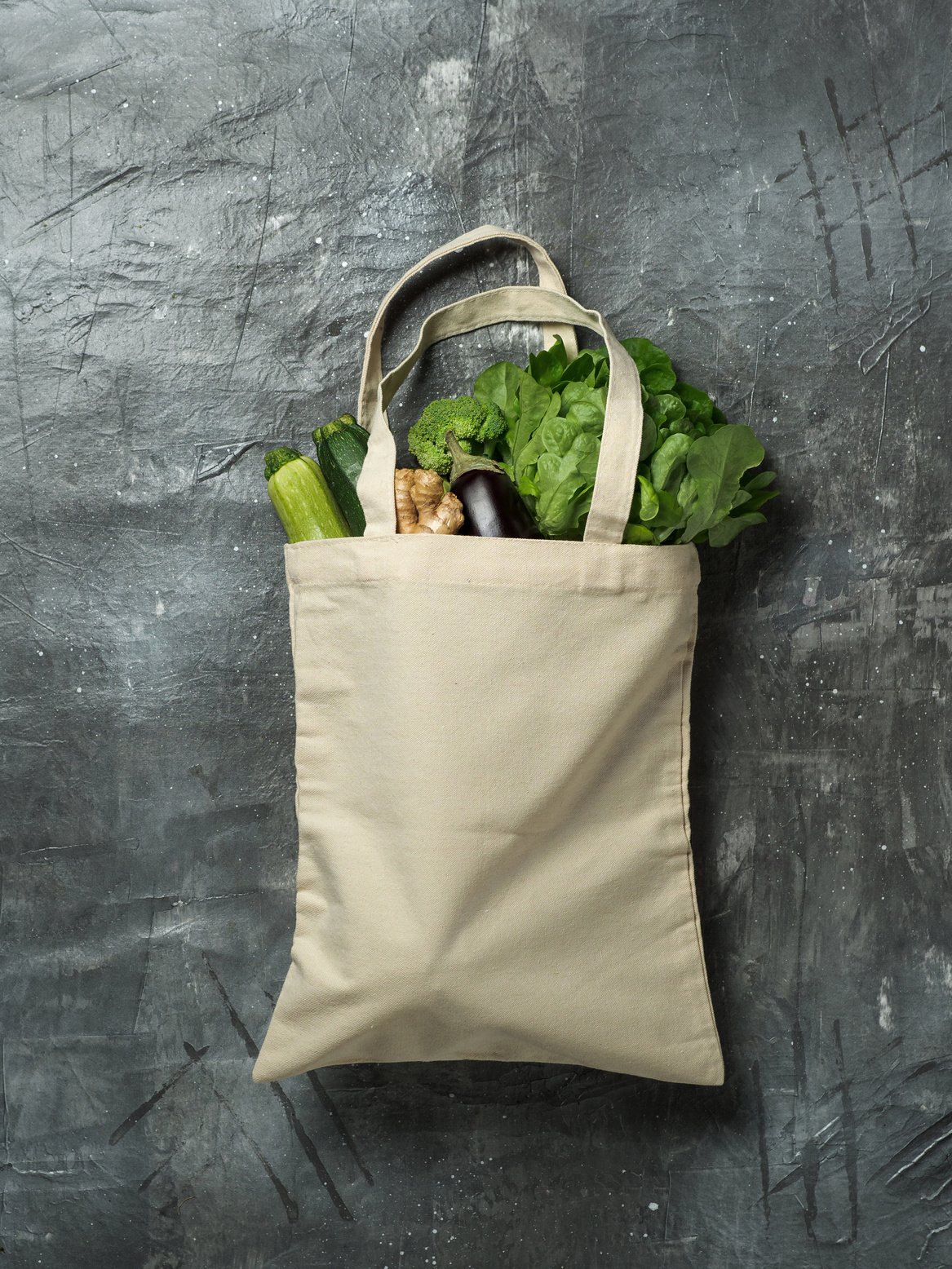 Cotton Bag with Vegetables